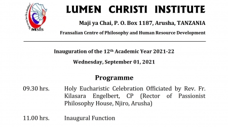 Inauguration of the Academic Year 2021-22
